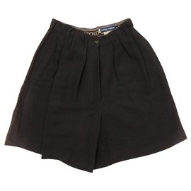 EMPORIO ARMANI Falda bragas de lana de chocolate