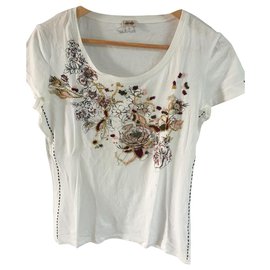 Top Kenzo de algodón beige Talla L