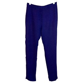Acne Pantalones de lino violeta