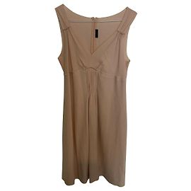 Joseph Amy Crêpe Kleid rosa nude
