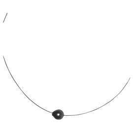 Parure de bijoux en perles de Tahiti et argent - Autre Marque
