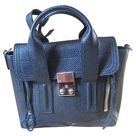 Borsa Pashli 3.1 Phillip Lim in pelle di vitello nera martellata