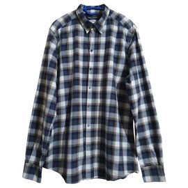 Camicia in cotone con motivo tartan Dolce & Gabbana