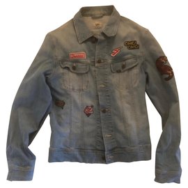 Autre Marque Lee Jeansjacke hellblau Oversize