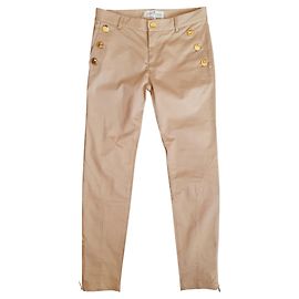 Pantalones Designers Remix Seazipit Beige Algodón
