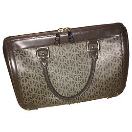 Autre Marque Borsa Louis Quatorze in pelle marrone scuro