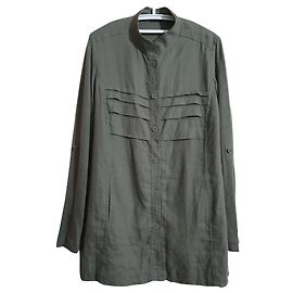 Riani Militärbluse aus Leinen in Grün