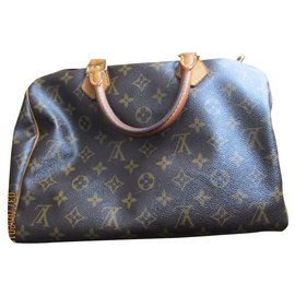 Louis Vuitton Speedy 30 Monogram Tela Marrone
