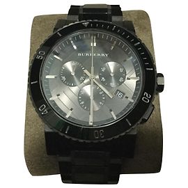 Orologio Burberry Chronograph Uomo Acciaio Grigio