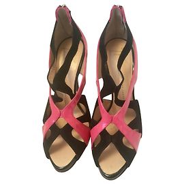 Giuseppe Zanotti Décolleté in vernice e camoscio