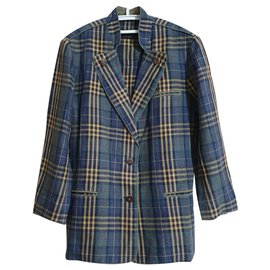 Bogner Linien Blazer Leinen Mehrfarbig XL