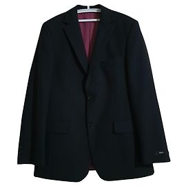 Hugo Boss Blazer aus Wolle schwarz
