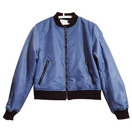 Autre Marque Kendall + Kylie Bomberjacke Blau Nylon M