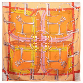 Hermès-Schal 140 Kaschmir und Seide Toy Collection Grips, neue Bedingung!