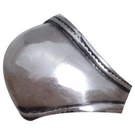 Modernistischer Silberring Größe 55 - Autre Marque