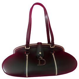 Borsa Dior Detective in pelle di agnello nera