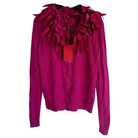 Conjunto Viviane Tam de cachemir seda y lana Fuchsia