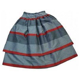 Falda vintage de lana Valentino