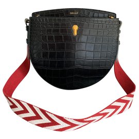 BORSA A SFERA CECYLE CINTURINO DA DONNA IN PELLE NERA DI VITELLO - Bally