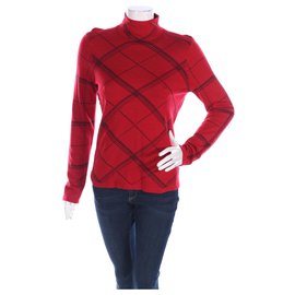 Ralph Lauren Roter Pullover Wolle und Viskose Gr. L