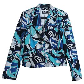 Chaqueta vaquera azul D&G algodón elastano M