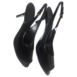 Tom Ford Absatzschuhe aus schwarzem Lackleder