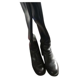 Stivali Biker Rod High Free Lance in pelle nera 38