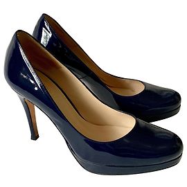 Scarpins Minelli Emeline em verniz azul marinho