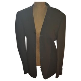 Paul Smith Blazer Jacke aus Wolle Schwarz