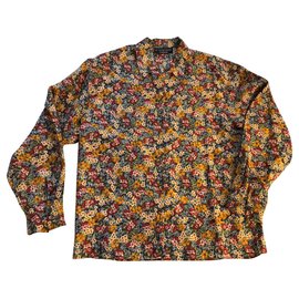 Blusa floral de seda Cacharel