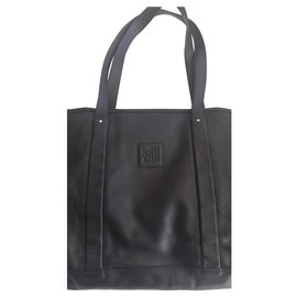 Longchamp Ledertasche schwarz