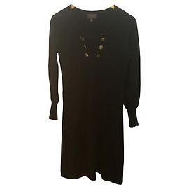 Autre Marque Abito PURE in misto cashmere e lana nero