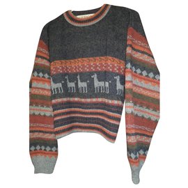 Vintage-Pullover im peruanischen Missionsstil - Autre Marque