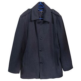 Michael Kors Wollmantel Grau Herren M