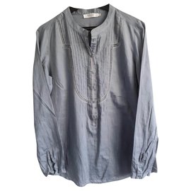 Comptoir Des Cotonniers Lyocell Bluse Grau