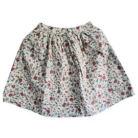 Cacharel Blumenrock aus Baumwolle Beige 11-12 Jahre