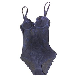 Autre Marque Body de encaje Charmel Lise Azul