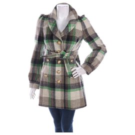 Manteau en laine Juicy Couture imprimé tartan