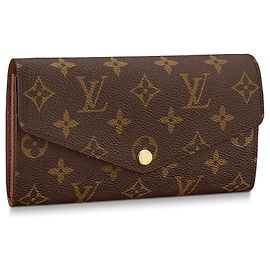Cartera Louis Vuitton Sarah Monogram Canvas Marrón