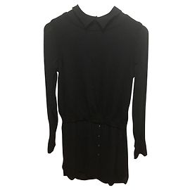Abito nero Mint Velvet in lana e viscosa