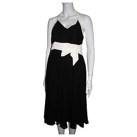 Coast Halterneck blanco y negro