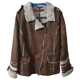 Chaqueta Desigual Marrón Multicolor M