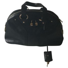 Sac à main Yves Saint Laurent Muse en cuir noir