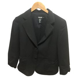 DKNY Kurzblazer Schwarz mit grauem Muster - Dkny