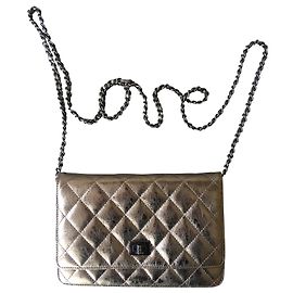 Chanel Leather Backpack Bronze