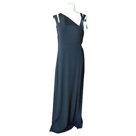 Maison Martin Margiela Cocktail Abendkleid aus schwarzer Seide