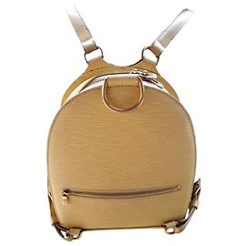Louis Vuitton Mabillon Rucksack aus gelbem Epi Leder