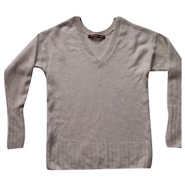 Comptoir Des Cotonniers Pull en cachemire col V Beige XS