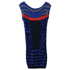 Ted Baker Gestreiftes Kleid Viscose Nylon