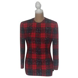 Vintage Tartanjacke Miss V Valentino